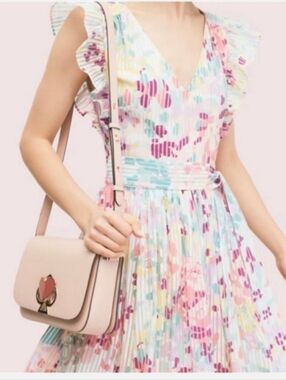 Kate Spade New York Painted Petals Burnout Dress, Sz 6